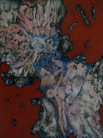 "Fate of Butterflies" from "Renga'" with poet Connee Pike; also from "Renga/Dance," one of the sub-series of the Jungian shadow-inspired series, "Inner/Outer;" acrylic on wood panel, 18" by 13-1/2" "Fate of Butterflies" from "Renga'" with poet Connee Pike; also from "Renga/Dance," one of the sub-series of the Jungian shadow-inspired series, "Inner/Outer;" acrylic on wood panel, 18" by 13-1/2"