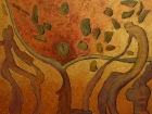 Creating the Tree of Chaos from the geology-inspired series, Worlds Behind Worlds; acrylic on wood panel, 18" by 24" Creating the Tree of Chaos from the geology-inspired series, Worlds Behind Worlds; acrylic on wood panel, 18" by 24"