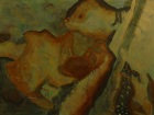Chuckanut gold from the geology-inspired series, "Worlds Behind Worlds;" acrylic on wood panel, 18" by 24" Chuckanut gold from the geology-inspired series, "Worlds Behind Worlds;" acrylic on wood panel, 18" by 24"
